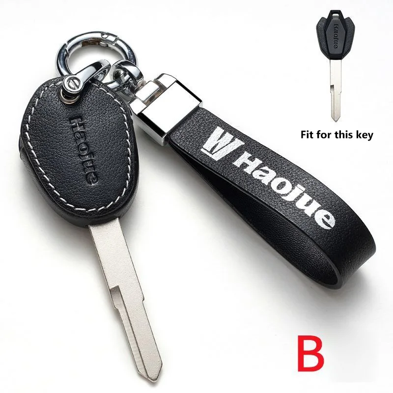 Funda para llave de motocicleta Haojue DR150 DR250 TR150 TR300 DR160 XCR300 DR300 USR125 AFR125, funda para llavero, accesorios para bolsa Fob