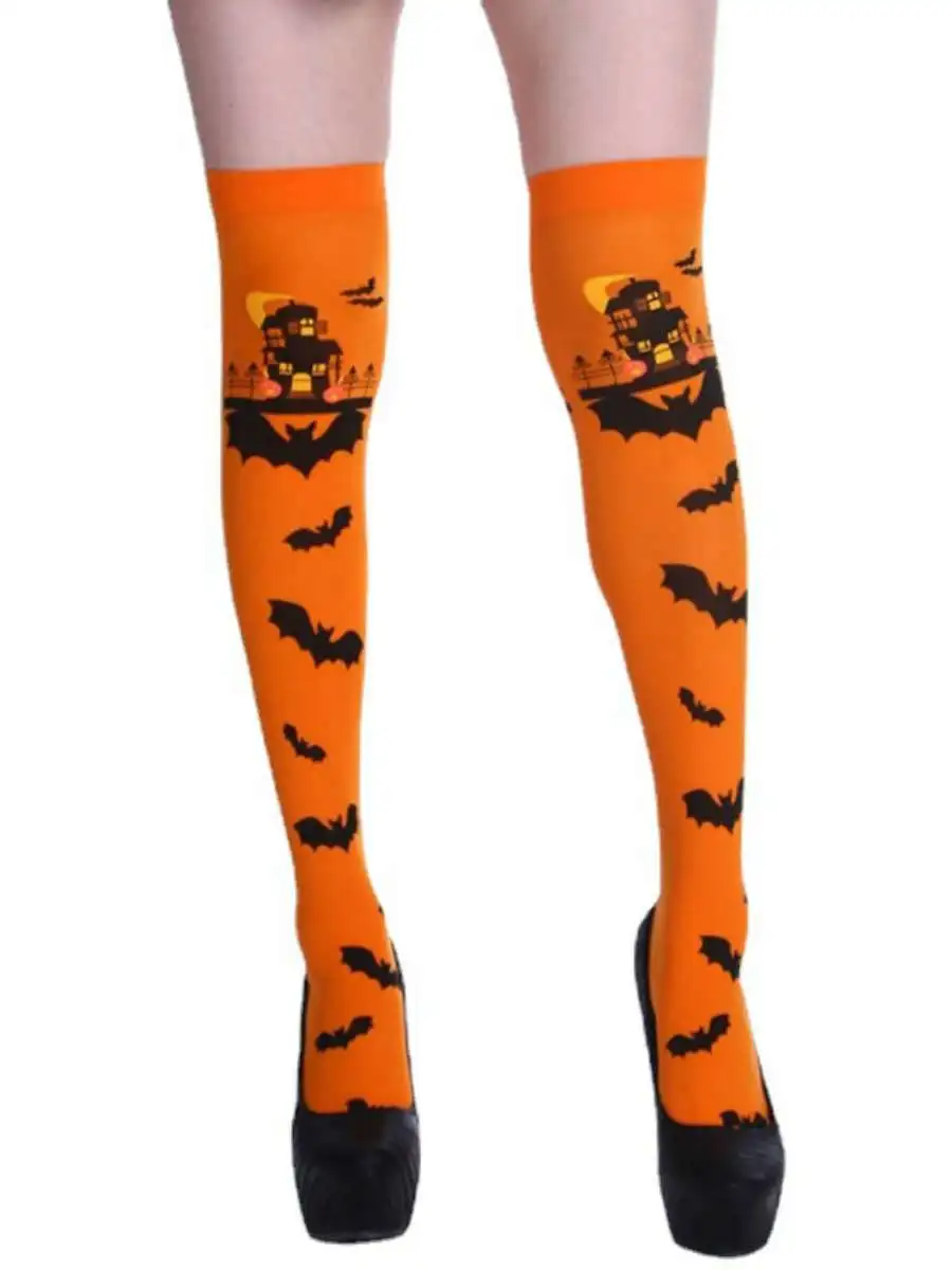 زي خادمة مطرز للهالوين على شكل يقطين الخفافيش الساحرة السحرية للخادمة مادة البوليستر الصينية التقليدية...