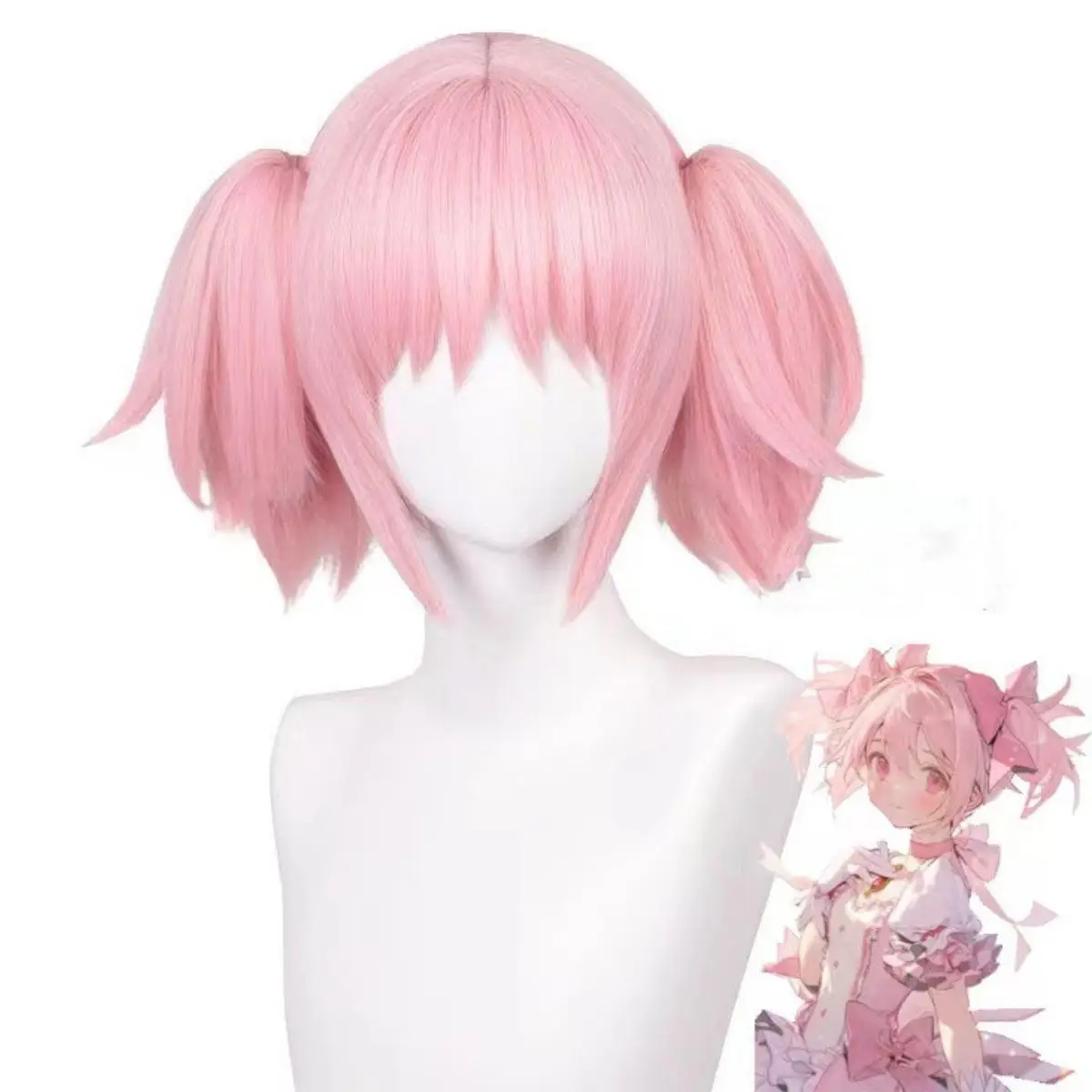 

Anxin Kaname Madoka Cosplay Wigs Anime Puella Magi Madoka Magica For People Costume Festival Party Birthday Halloween Use