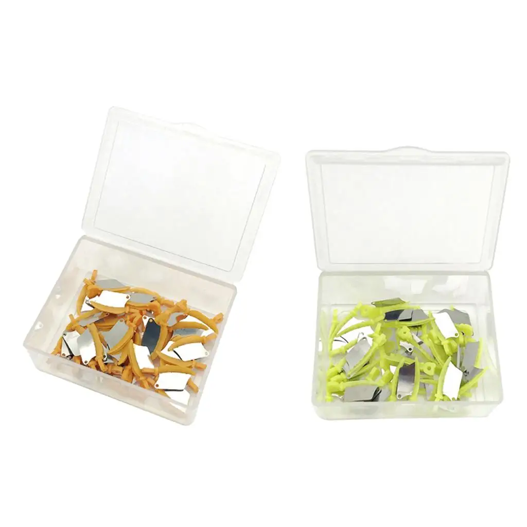 

40pcs/box Wedges Knife Plastic Interproximal Protection Steel Matrix