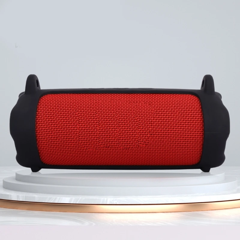 Silicone Case Sleeve For JBL 7 Portable Speaker Shockproof Sleeve with Easy Carrying Adjustable Shoulder Strap