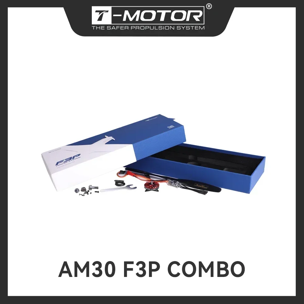 

T-Motor Drones DIY Запчасти AM30 F3P Combo (Бесщеточный двигатель AM30 + AM16A Esc + опори T8040) для радиоуправляемого дрона F3P с фиксированным крылом в помещении