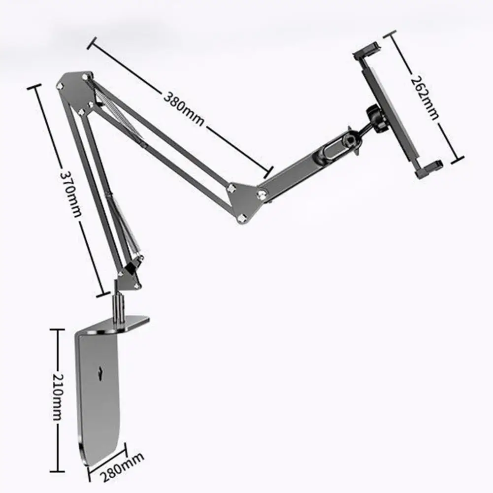 Mobile Phone Holder for Bed Adjustable Bedside Tablet Stand Holder with Flexible Arm Mount for Kindle Other Devices for Sofa