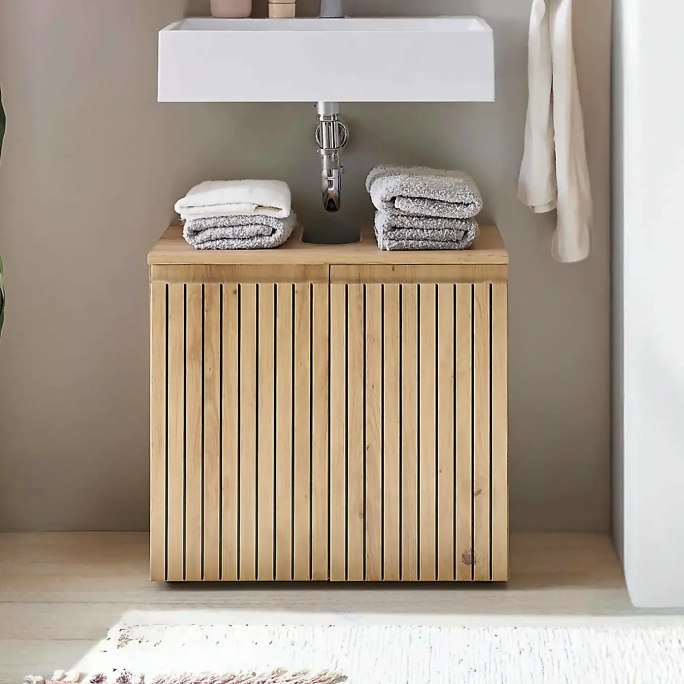 

！@Combohome China Cheap Small Size Modern Rustic Classical Wood Bathroom Pedestal Under Sink Vanity Base Cabinet