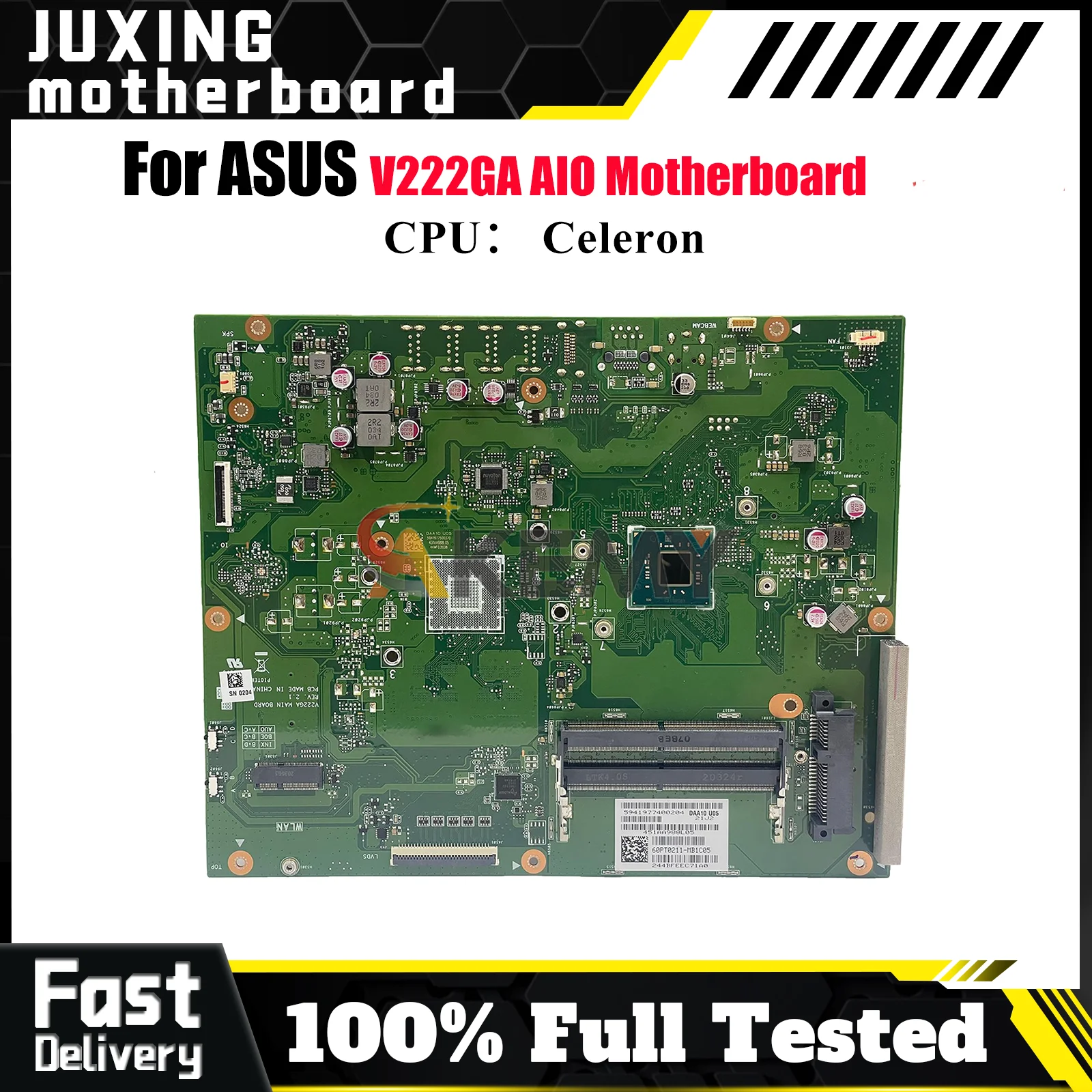

Материнская плата V222GA для ASUS Vivo AiO V222G V222GA V222GB, материнская плата с процессором Celeron, 100% тестирование, ОК, быстрая доставка, высокое качество