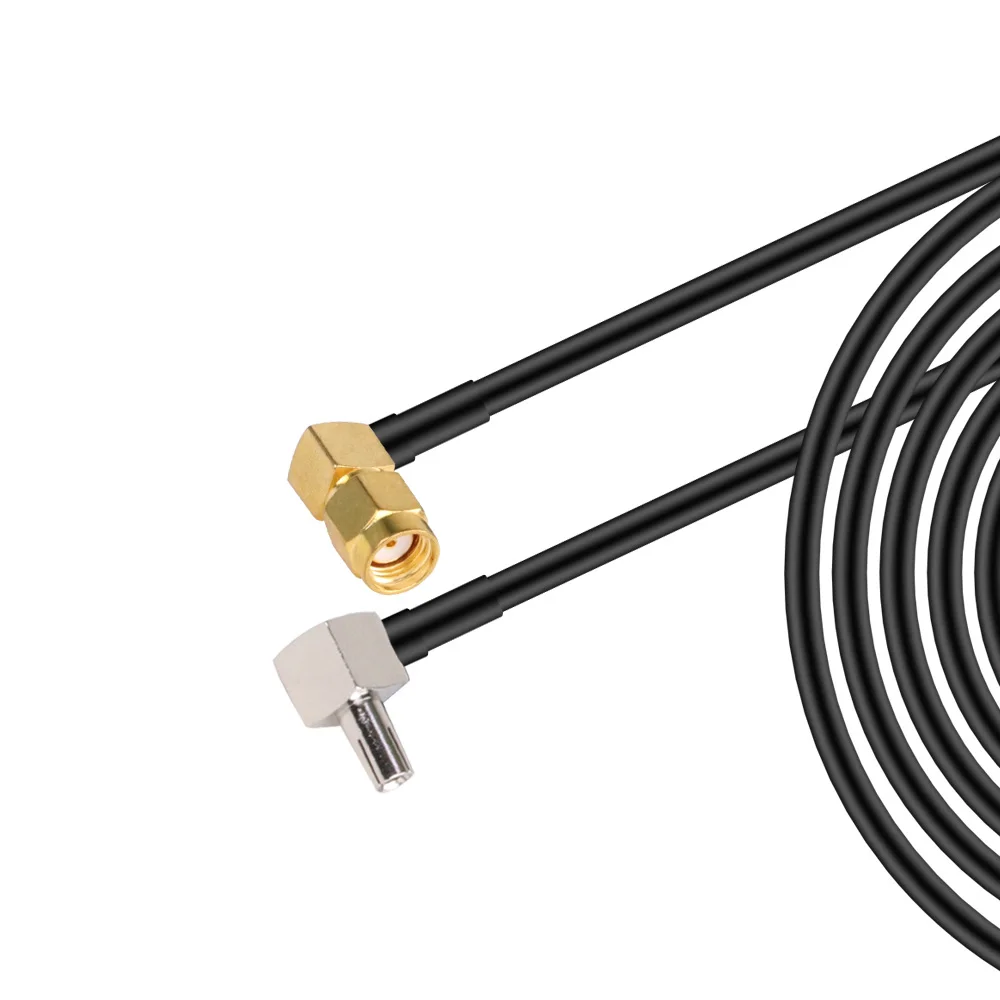 1M 20CM 50CM 5M 20M RG58 Cable SMA Male/Female to TS9 Bulkhead WiFi Antenna Extension Cord RG-58 50 Ohm SMA Pigtail Jumper