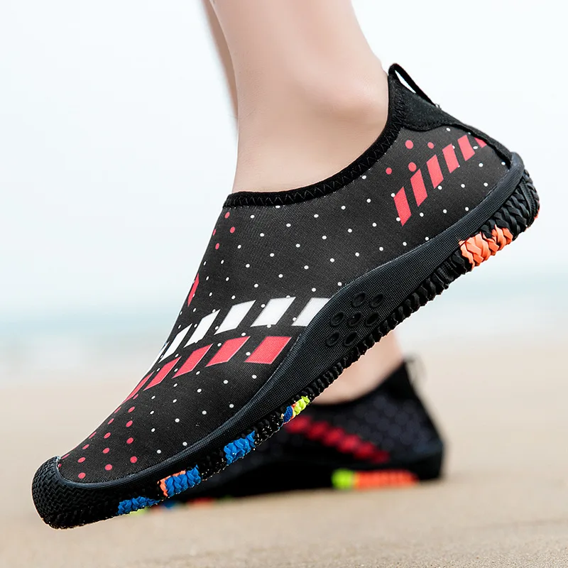 Men Women Quick-Dry Wading Shoes Water Shoes Breathable Aqua In Upstream Antiskid Outdoor Sports Wearproof Beach Sneakers