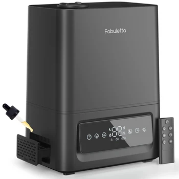 Fabulta אדים עבור חדר שינה, 6l מגניב ערפל העליון למלא מפזר שמן חיוני עבור התינוק & צמחים, שימוש רציף 60 שעות