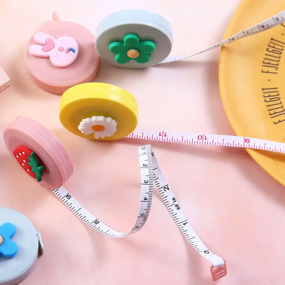 Portable Mini Cartoon Tape Measure Soft Sewing Tools Accessories Tape Ruler Home Creativity Measuring Ruler