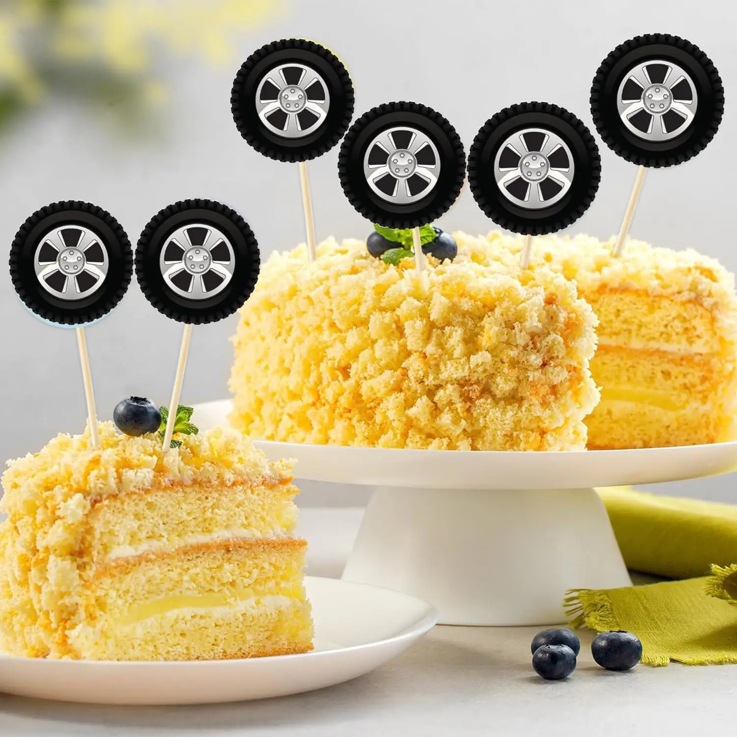 Racing Car Cake & Cupcake Toppers 3