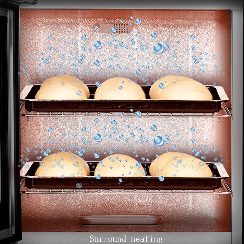 آلة التخمير التجارية 40L خزانة تخمير الخبز معدات تخمير درجة حرارة ثابتة