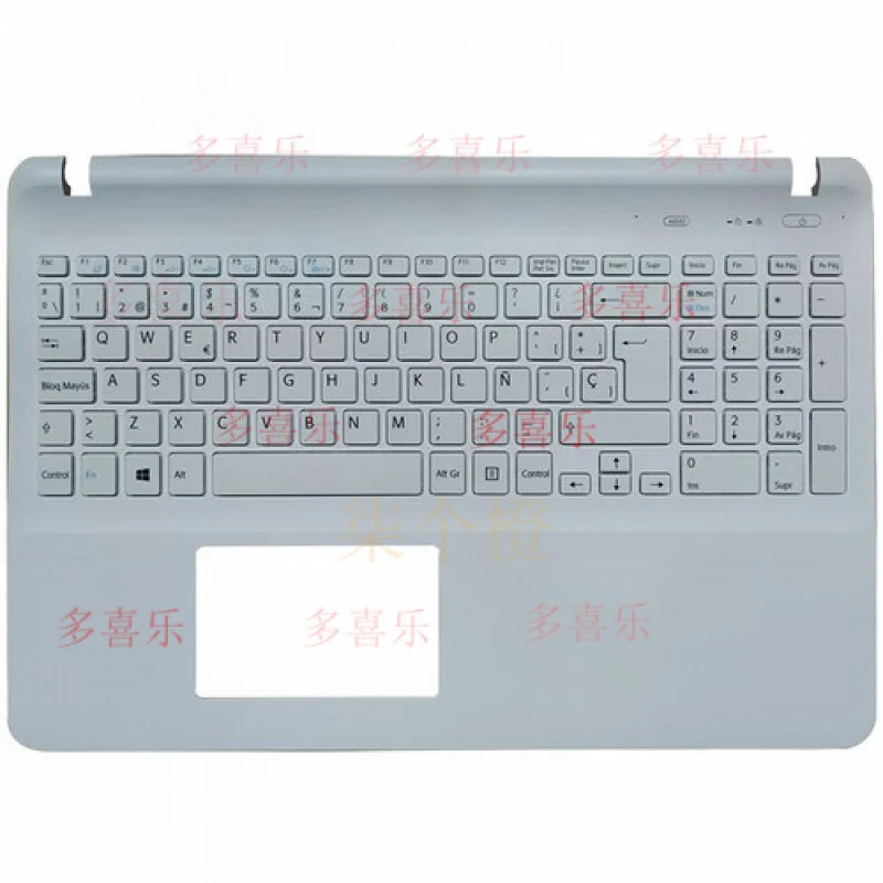 

ZZMM ДЛЯ sony SVF15414CXW SVF152C29L SVF1521DCXW SP испанская белая клавиатура