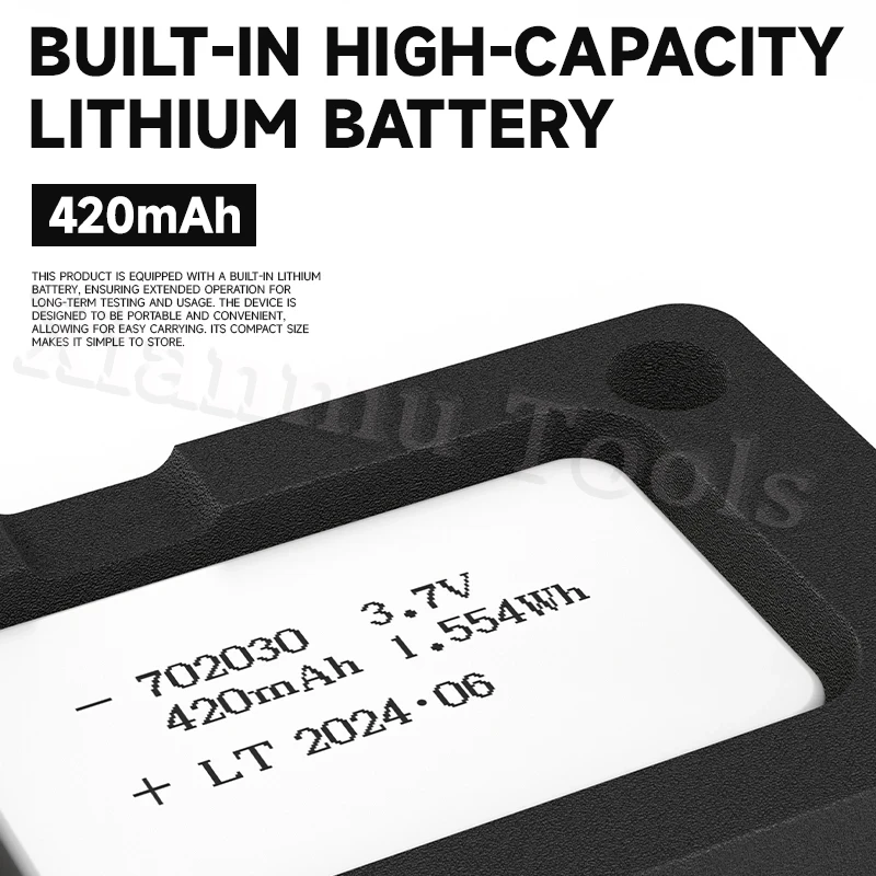 Luowei LW-RT01 Тестер зарядного порта для телефона Type-C Подсветка Док-разъема Проверка Автоматическое сканирование Обнаружение Инструмент для ремонта