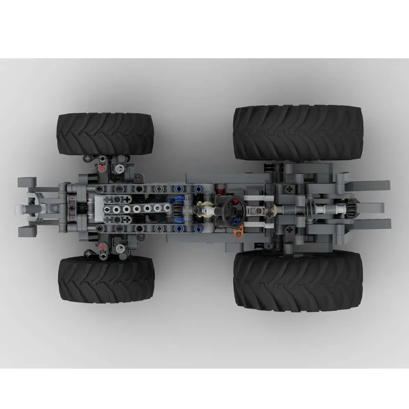 

MOC-249949 Farm Agricultural Universal Tractor Chassis Building Block Model 542 Parts MOC Boys Children's Birthday Toy Gift