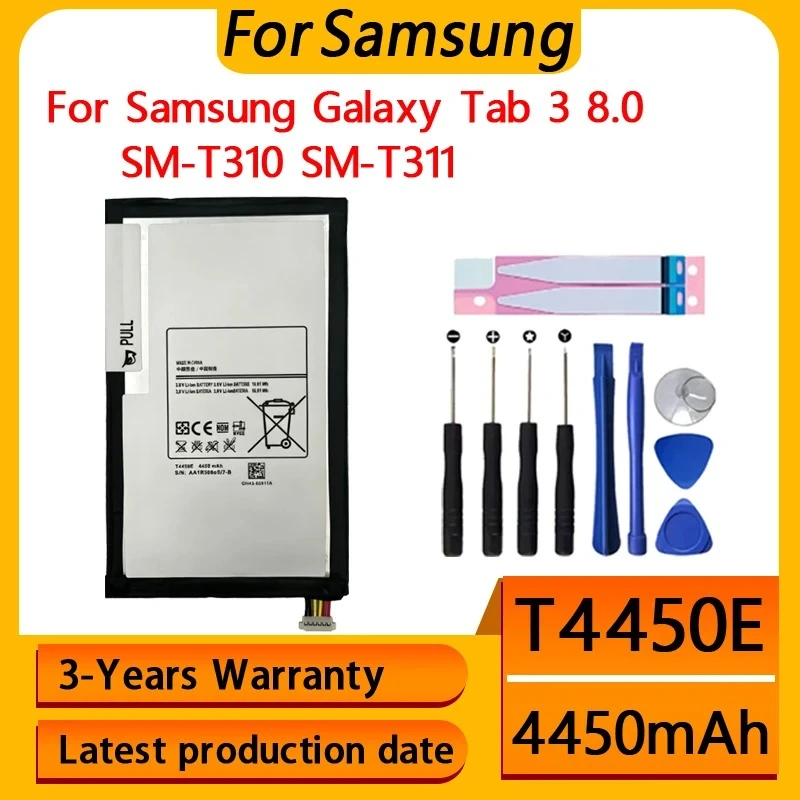 Fast Shipping NEW T4450E 3.8V 4450mAh Replaceable Tablet Battery For Samsung Galaxy Tab 3 8.0 SM-T310 T315 SP3379D1H+Tools