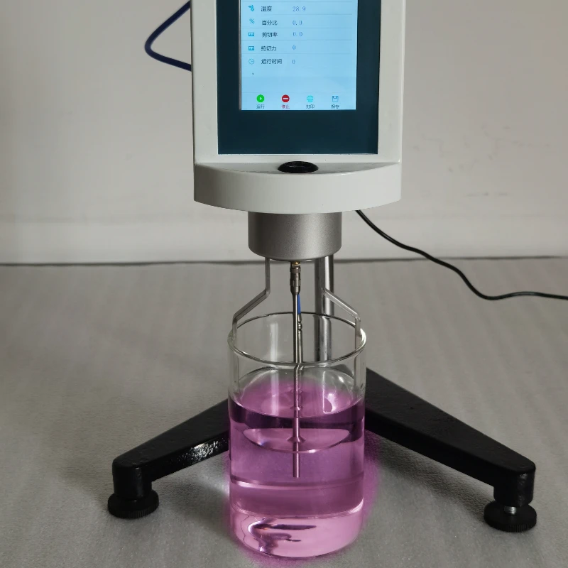 Touch screen rotary viscometer, ink paint, coating, adhesive, cosmetic viscosity measuring equipment