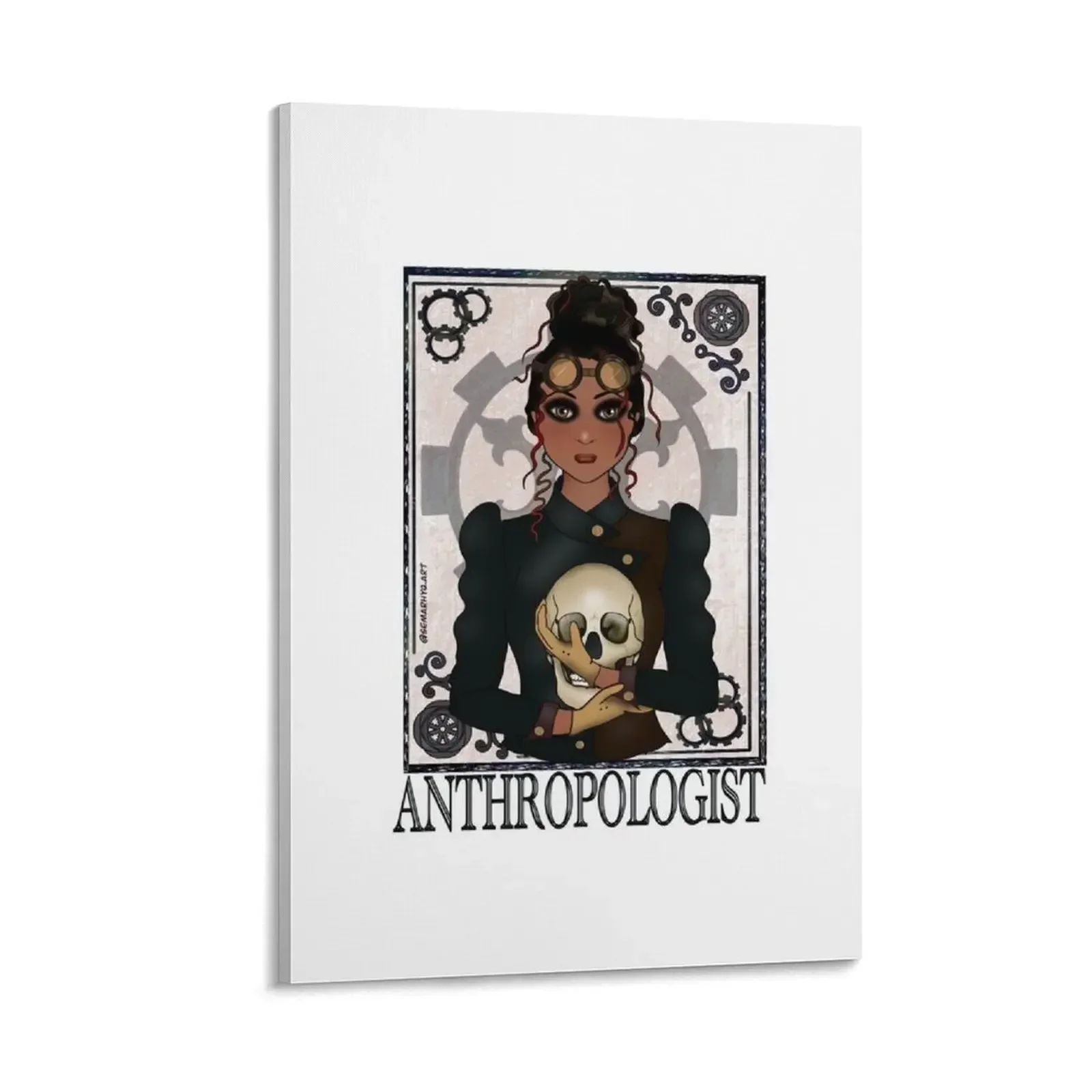 

Anthropologist (SteamPunk Art) Canvas Painting room decorations for men home decorations and organization room decoration