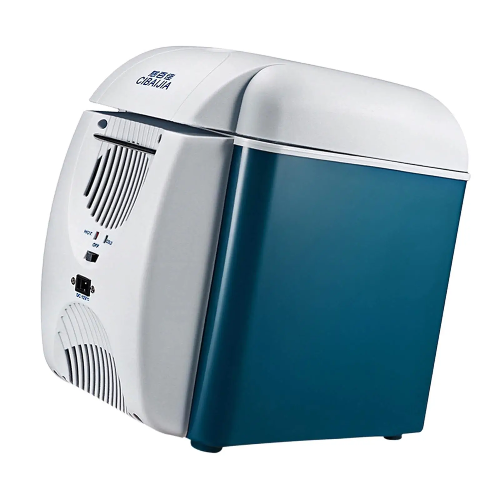 Car Refrigerator 12V 7.5L Mini Fridge Fast Cooling DC Powered Thermoelectric Car Cooler for Trailer Home Beverage Seafood Beer
