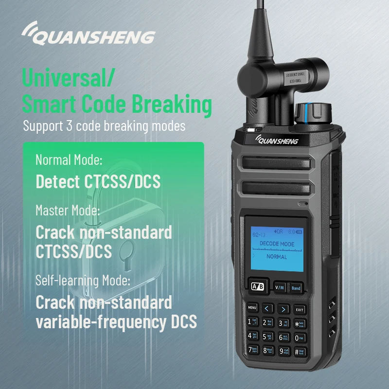 Quansheng TK11(5) TK115 اسلكية تخاطب 10 واط عالية الطاقة ثنائي النطاق راديو AM SSB FM NOAA VHF UHF اتجاهين هام راديو الهواة