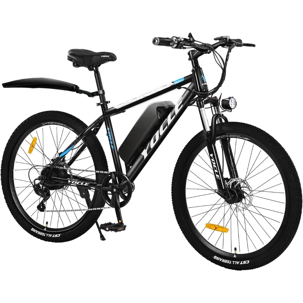 2024 YOCLE 288Wh 36V 8AH Removable Battery, 40Miles 20MPH Bike 350W Brushless Motor 26