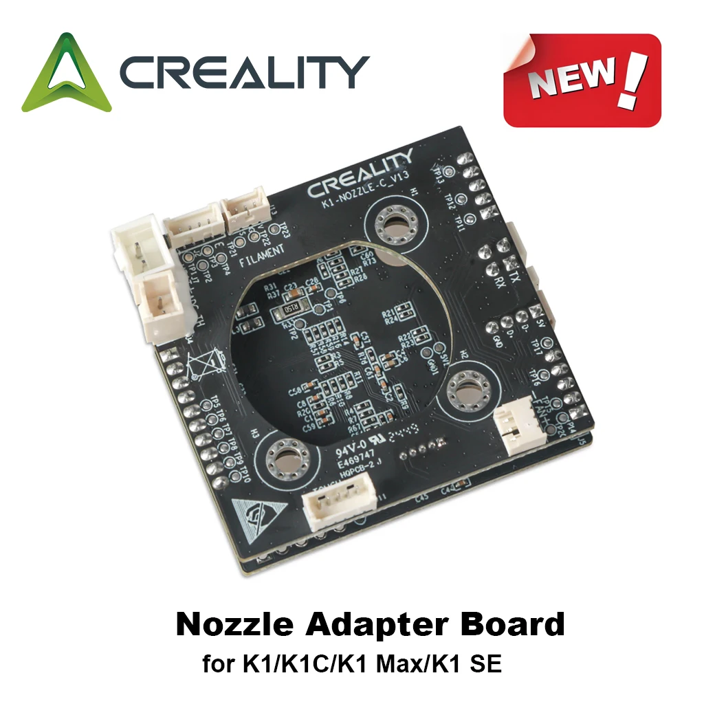 

Creality Original K1C PCBA_G_K1-MAX K1_T9_GD32F303CBT6 NOZZLE-C-V13 HQPCB-2 Adapter Board PCBA Breakout Module 3D Printer part