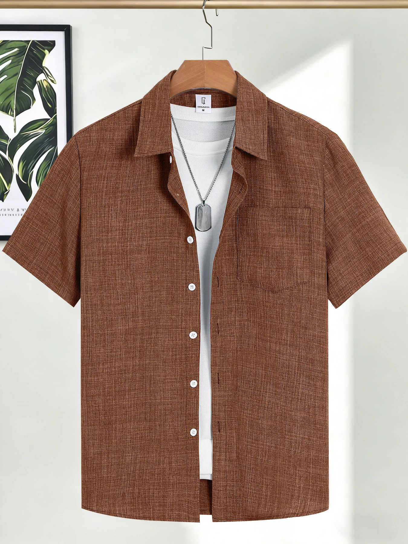 Herren Freizeithemden aus Leinen mit kurzen Ärmeln, stylische Outfits, Designer-Kleidung, günstige Sommeroberteile für Männer