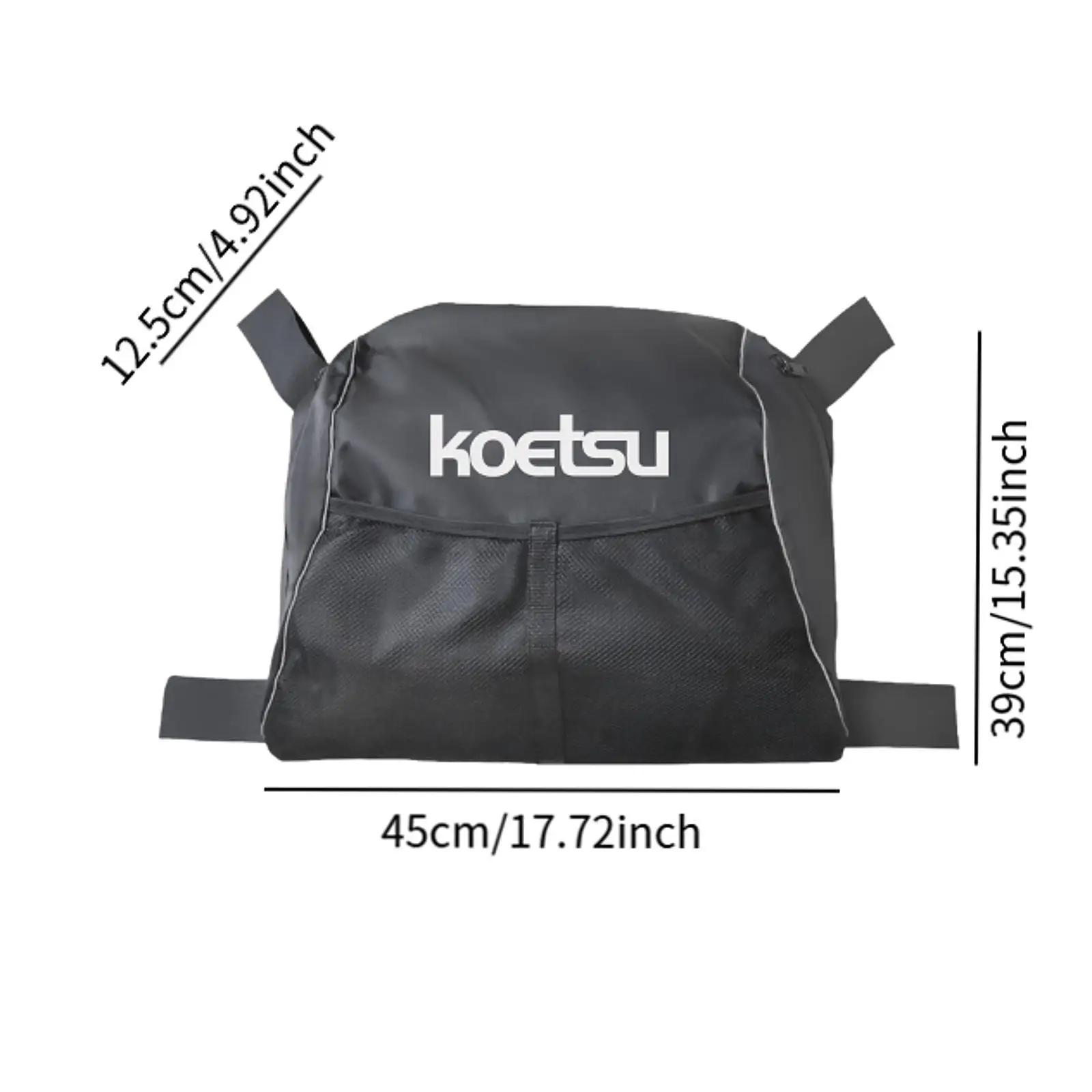 Bolsa de almacenamiento para asiento trasero de Kayak, accesorios para exteriores, resistente al agua con correas para silla de Kayak, organizador de almacenamiento de gran capacidad