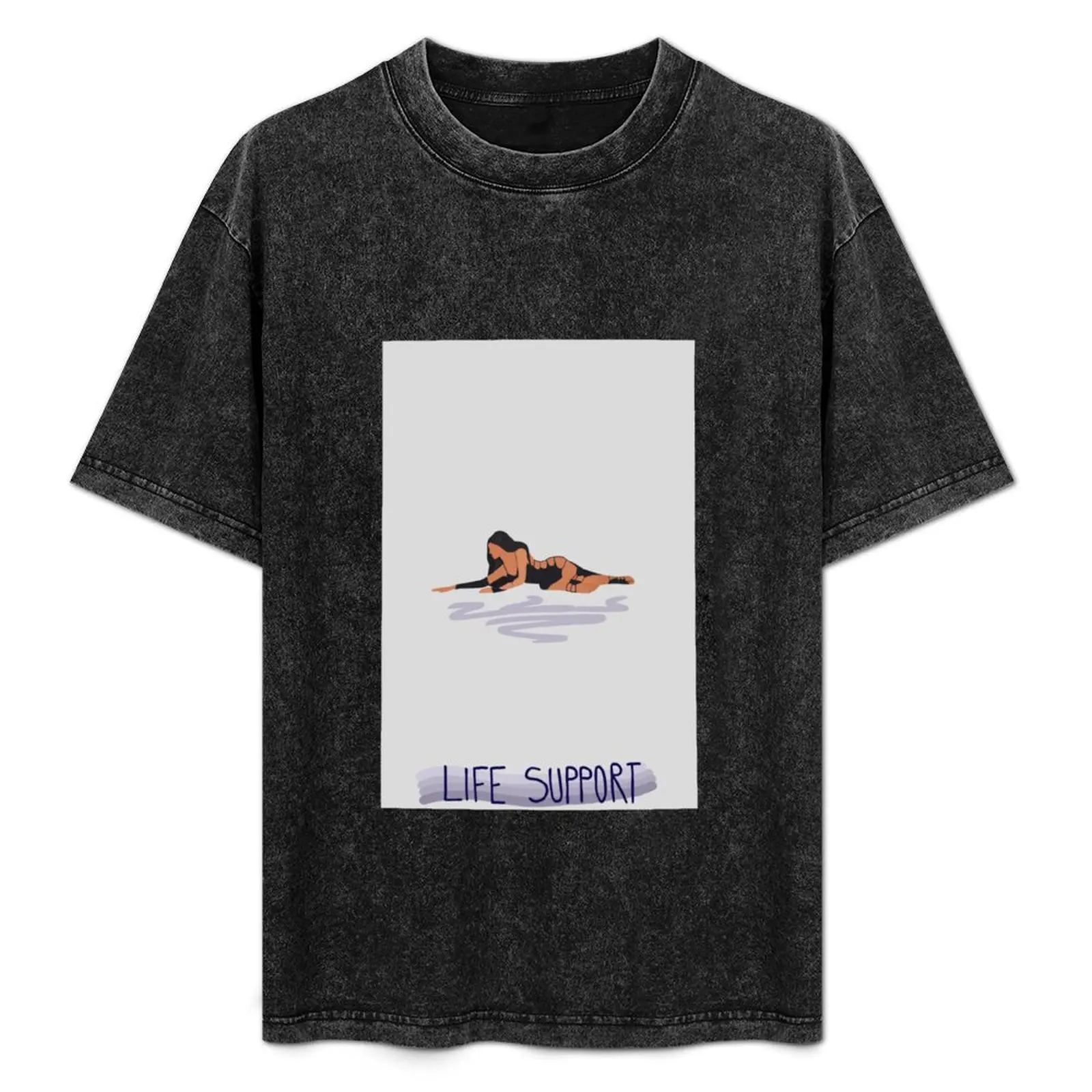 madison beer life support with words T-Shirt Plus Size Non-Shrink T-Shirt