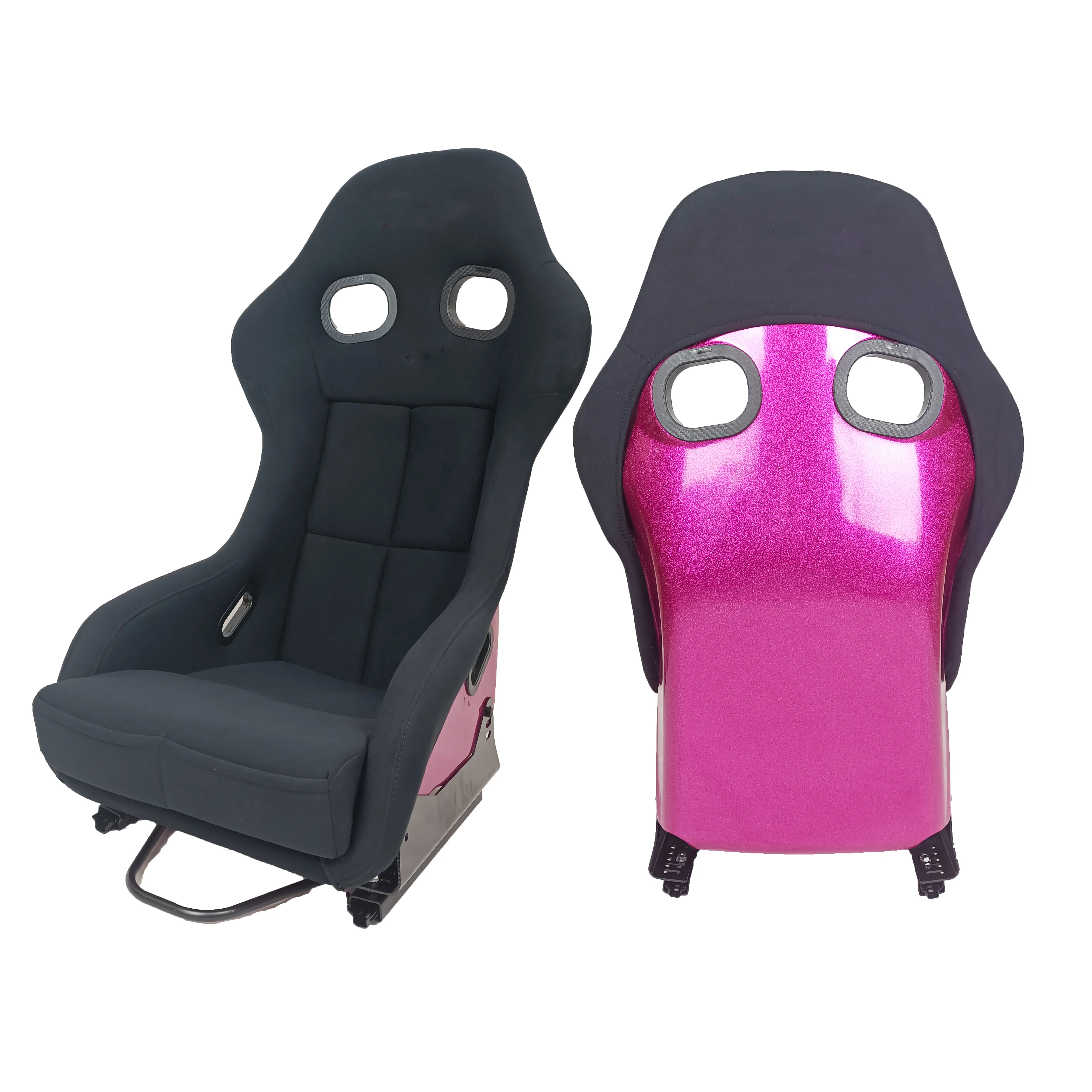 9003 Fabric PVC Leather Simulator Glitter Car Vehicle Sport Slider Universal SIM Bucket Racing Fiberglass Seats - view 5
