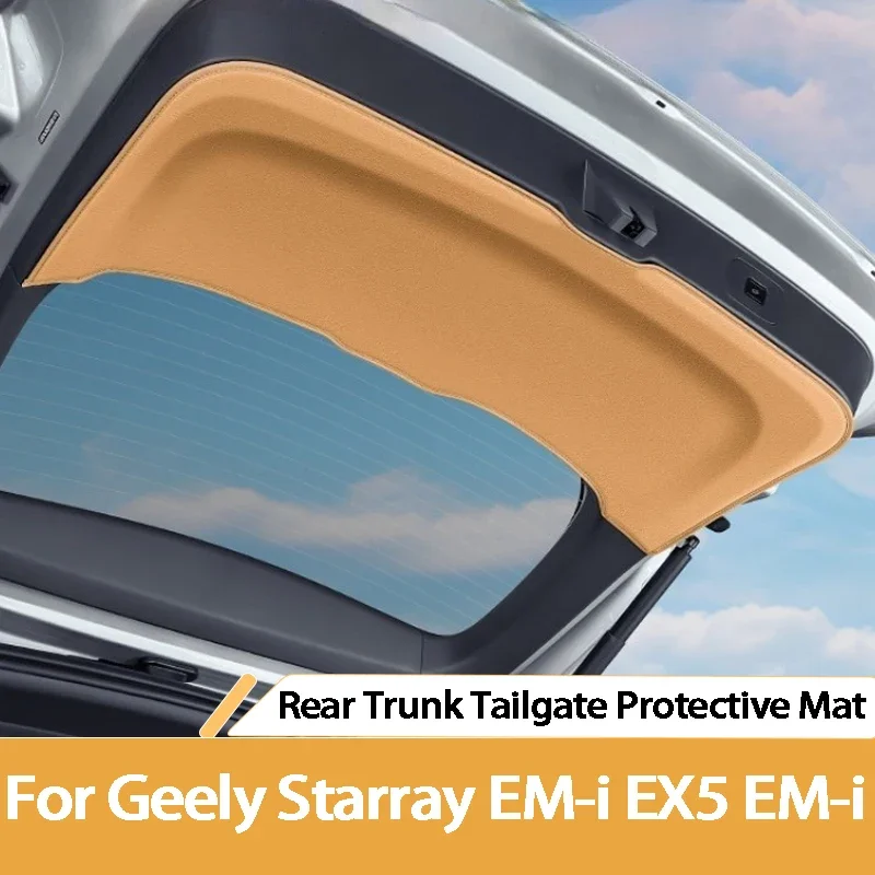 For Geely Starray EMi EX5 E5 2025 2026 Trunk Tailgate Protective Mat Original Color Anti Scratch Interior Auto Accessories