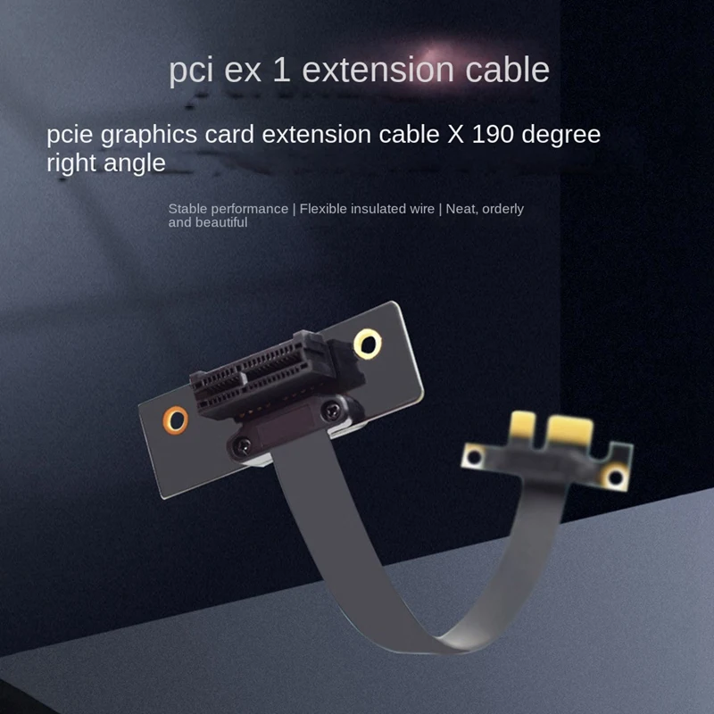 Pciex1 Extension Cable 3.090 Degree Graphics Card Extension Cable 250Mm