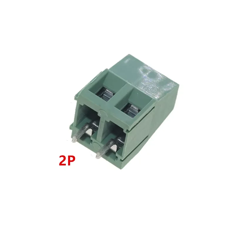 10Pcs KF128 2Pin 3Pin Screw Type PCB Terminal Block Wire Connector 2.54mm/3.5/3.96/5.0/5.08/7.5mm Straight Pin Splice Terminals