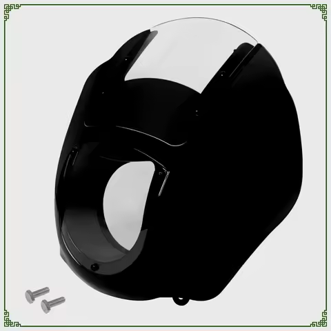 For Harley Sportster XL 883 XL 1200 1988-2012 Dyna Fat Bob 1995-2005 FXR 1986-1994 Smoke/Clear Quarter Fairing Windshield