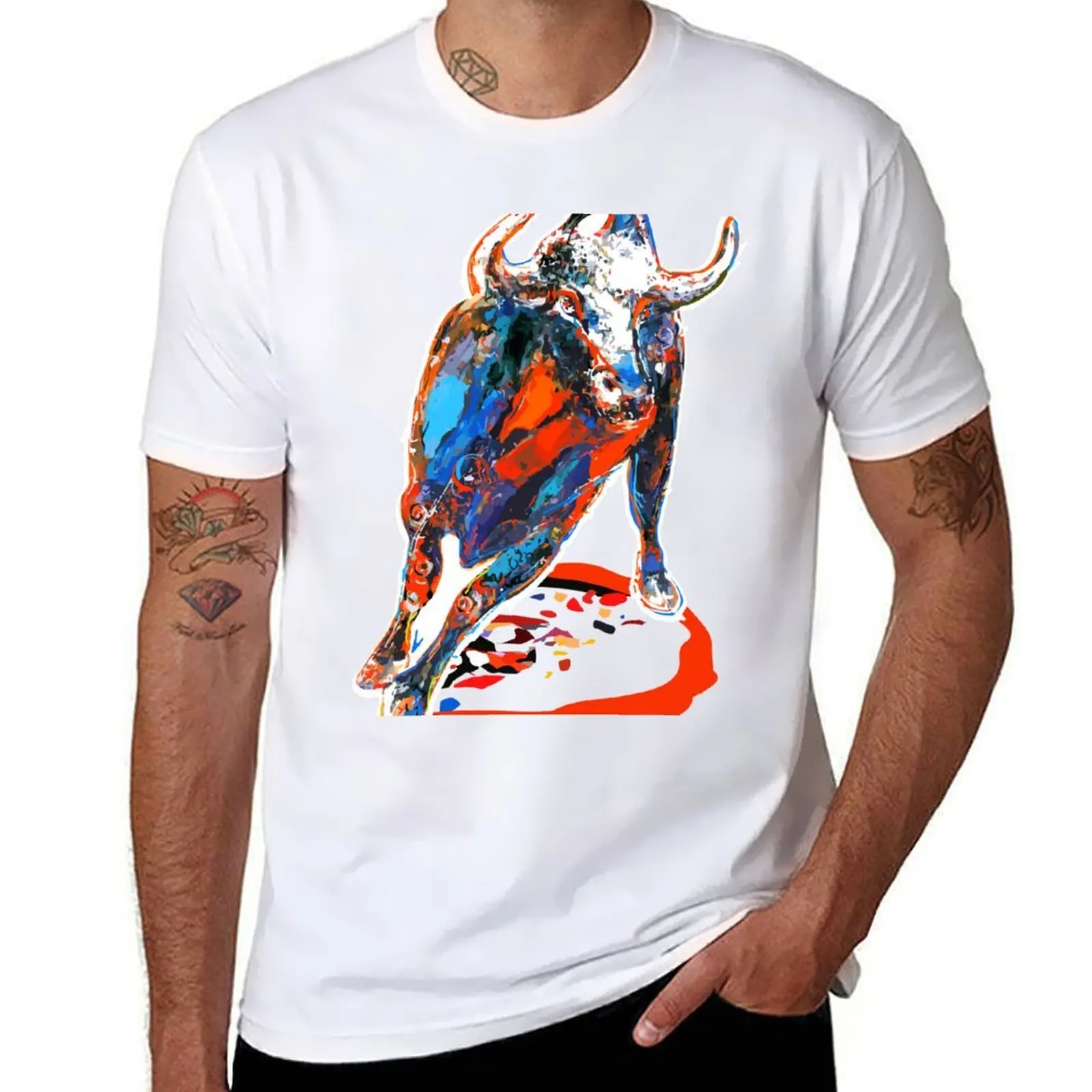 

Taureau by Natalia Kuruch T-Shirt man t shirt summer t shirts for man pack cotton T-Shirt