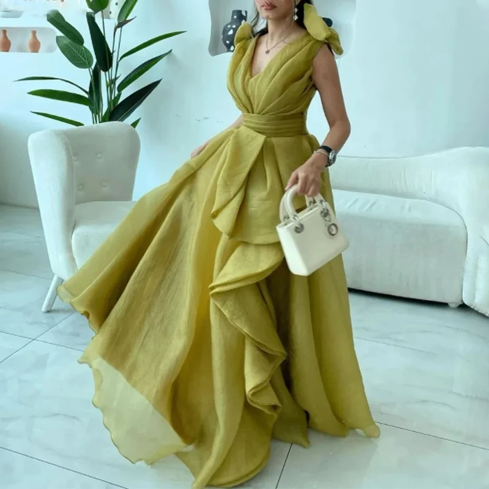 Elegant Long Evening Dresses for Women Sleeveless Floor-Length A-Line Prom Party Wedding Special Events Ceremony Dress 2024