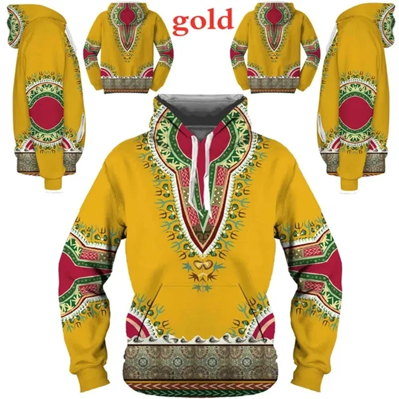 Men Women African Folk-custom 3D Print Hoodies Sweatshirt For Men Pullovers Hoodie Streetwear Mens Clothes Casual Fashion Tops