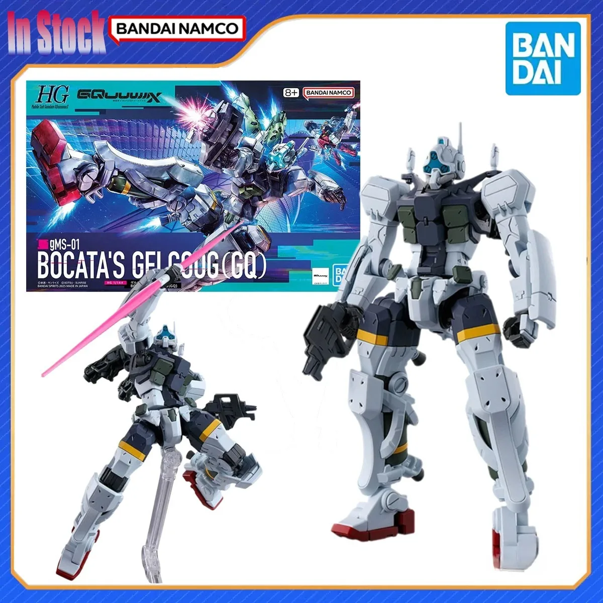 

Подлинная Bandai Original Gundam Building HG Bocata Gelgoog GQ, наборы моделей экшн-фигурок, подарочная натуральная аниме-модель в сборе, модель