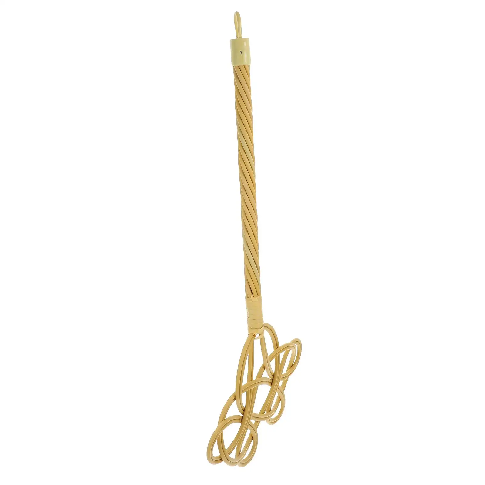 

1Pc Long Handle Rattan Quilt Beater Cleaning Tool Duster Dusting Beater Carpet Beater Quilt Tool Household Duster Rug Beater