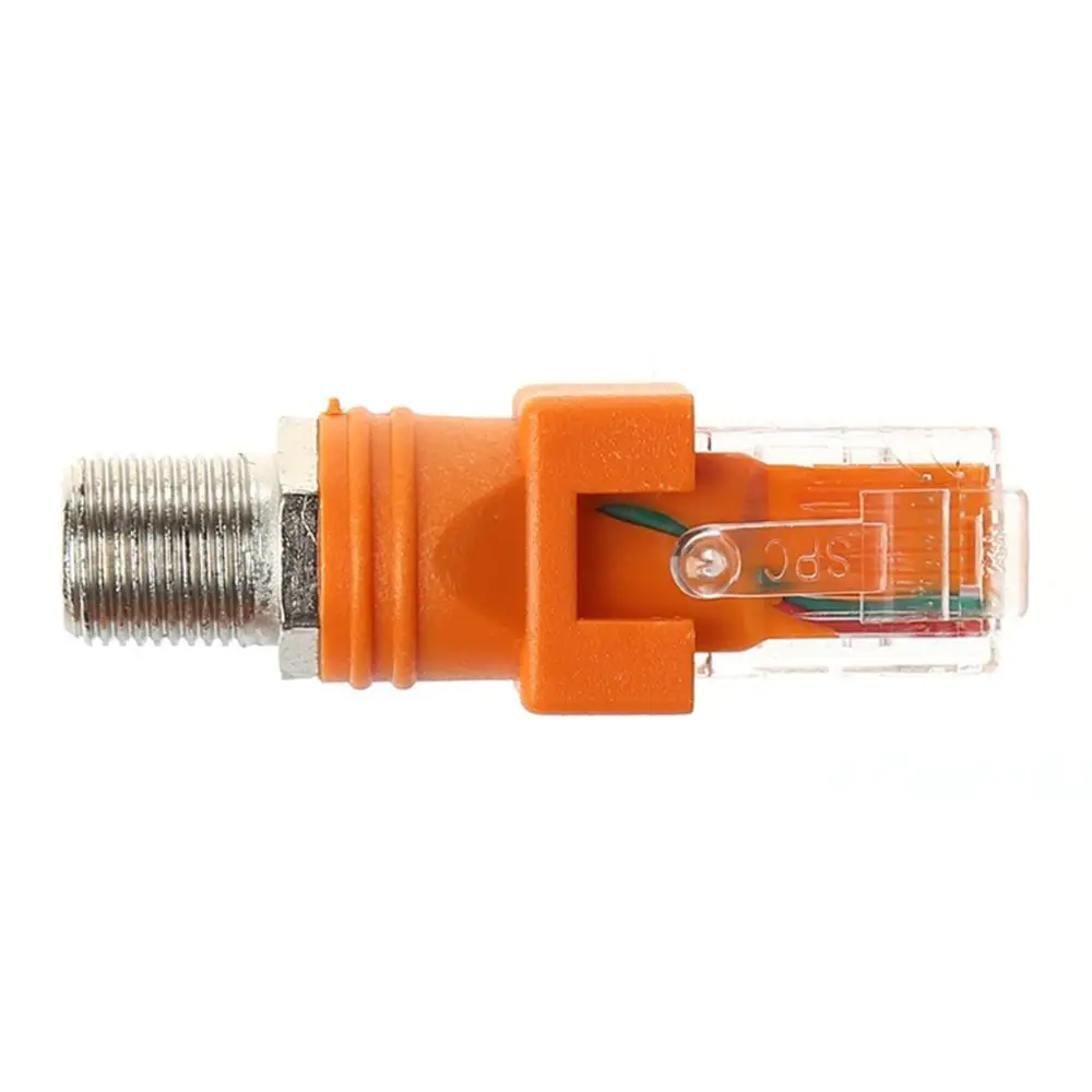 Durable High Quality Barrel Coupler Computer Cables Coaxial Coax RJ45 To RF F Female To RJ45 Male Adapter Connector Converter