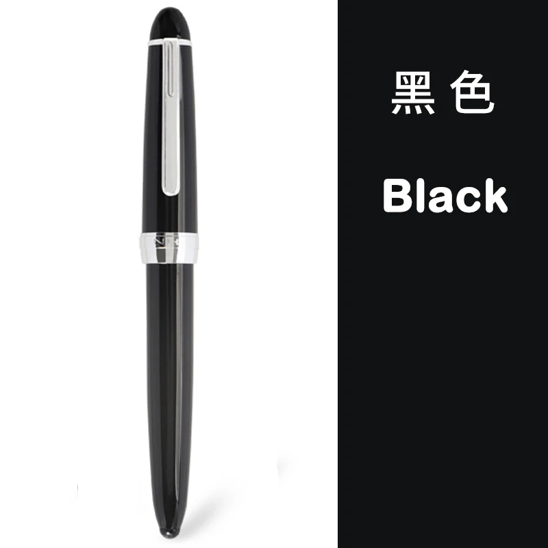 Imagem -05 - Jinhao 992 Caneta Tinteiro Luxo Elegante Cor Transparente Prata Clipe Caligrafia Canetas Escrita Escola Material de Escritório Papelaria