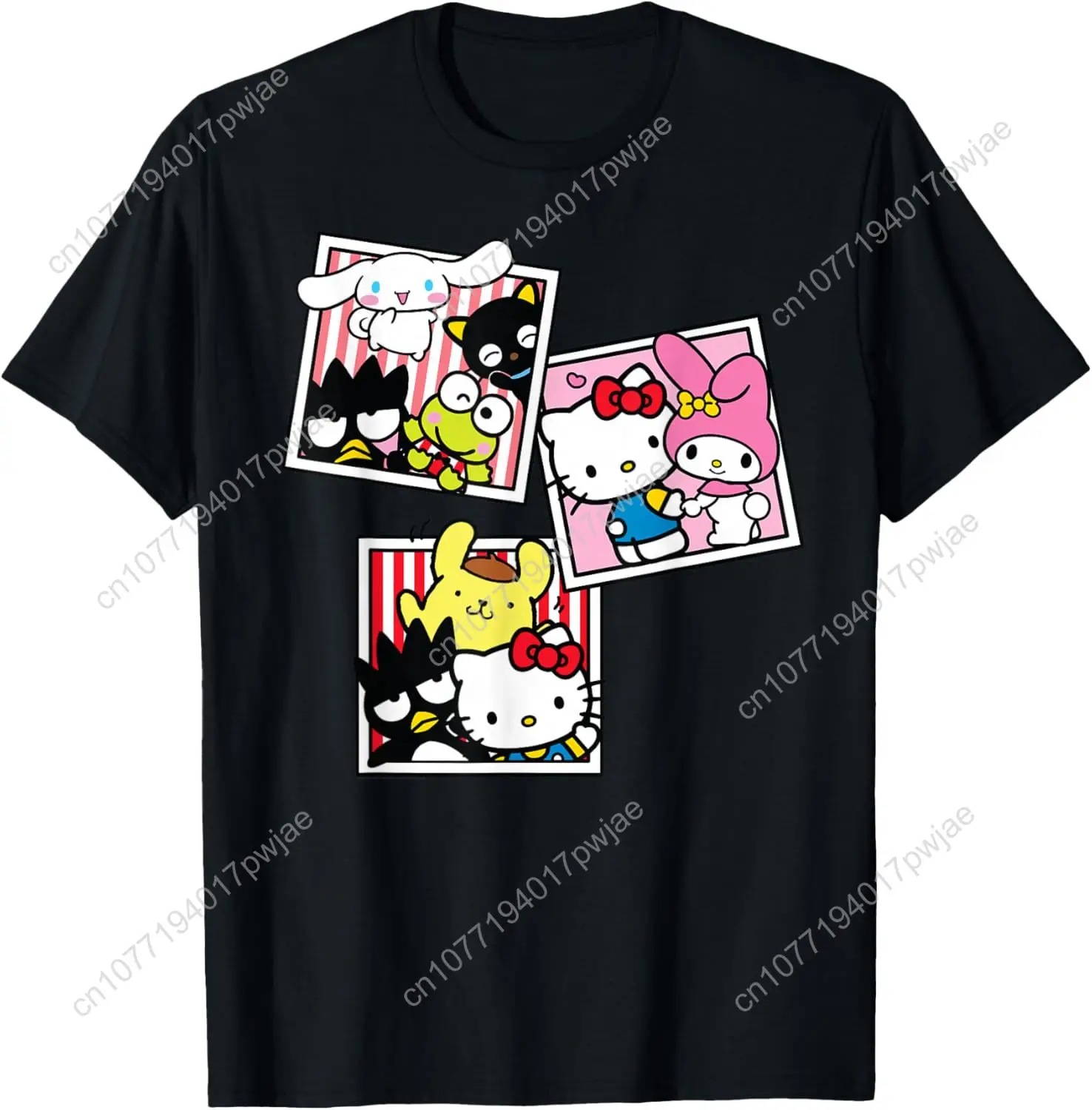 

Hello Kitty And Friends Photo Booth Fun Short Sleeve T-Shirt