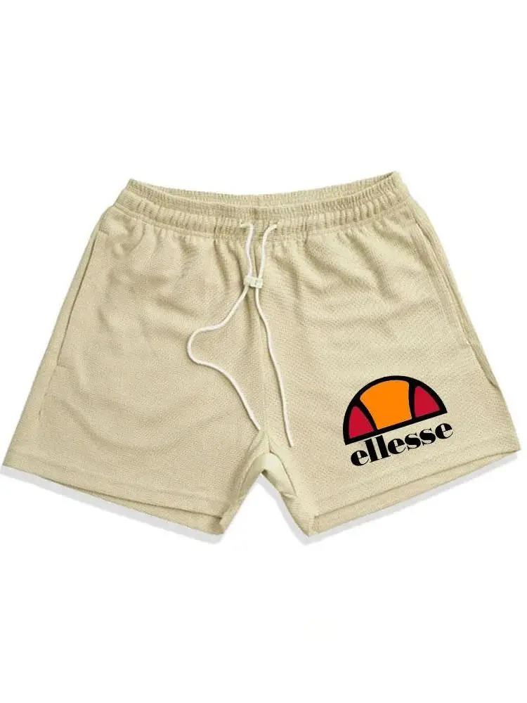 Shorts Esportivos de Secagem Rápida para Homens e Mulheres, Estilo Casual com Tecido PVC, Corte Reto e Estilo Jovem Neutro