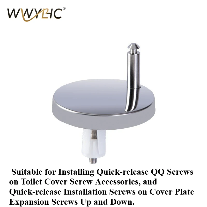 Suitable for QQ Quick Release Screws on Toilet Seats Release Installation  Expansion Upper and Lower Cover Plates.