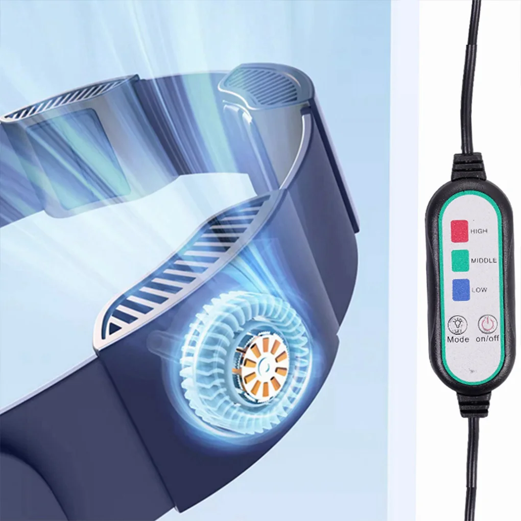 USB Charging Cooling Fan For Quiet And Strong Wind Force Suitable For Outdoor Mini Air Conditioning
