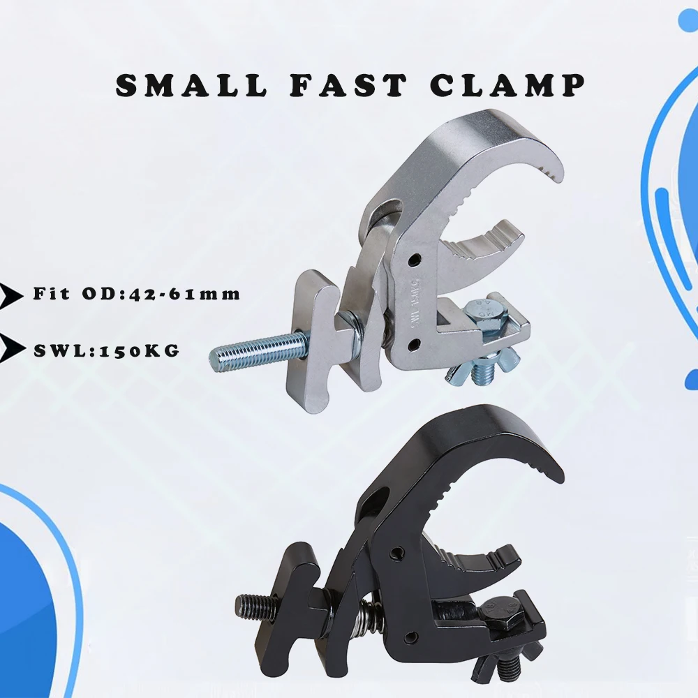 Small Professional Stage  clamp Equipment for 2 inch truss clamp 50mm and  DJ Light hook