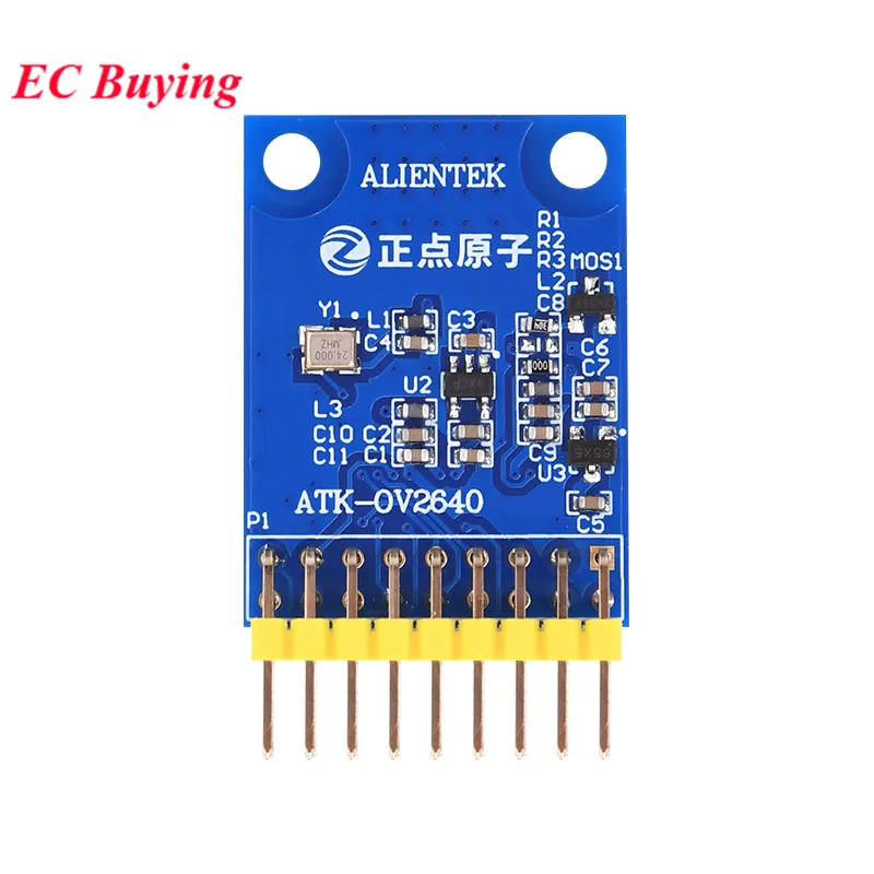 وحدة كاميرا OV2640 200 وات بيكسل 78 °   يدعم برنامج تشغيل لوحة التطوير STM32 F4 واجهة JPEG 3.3 فولت SCCB IIC I2C