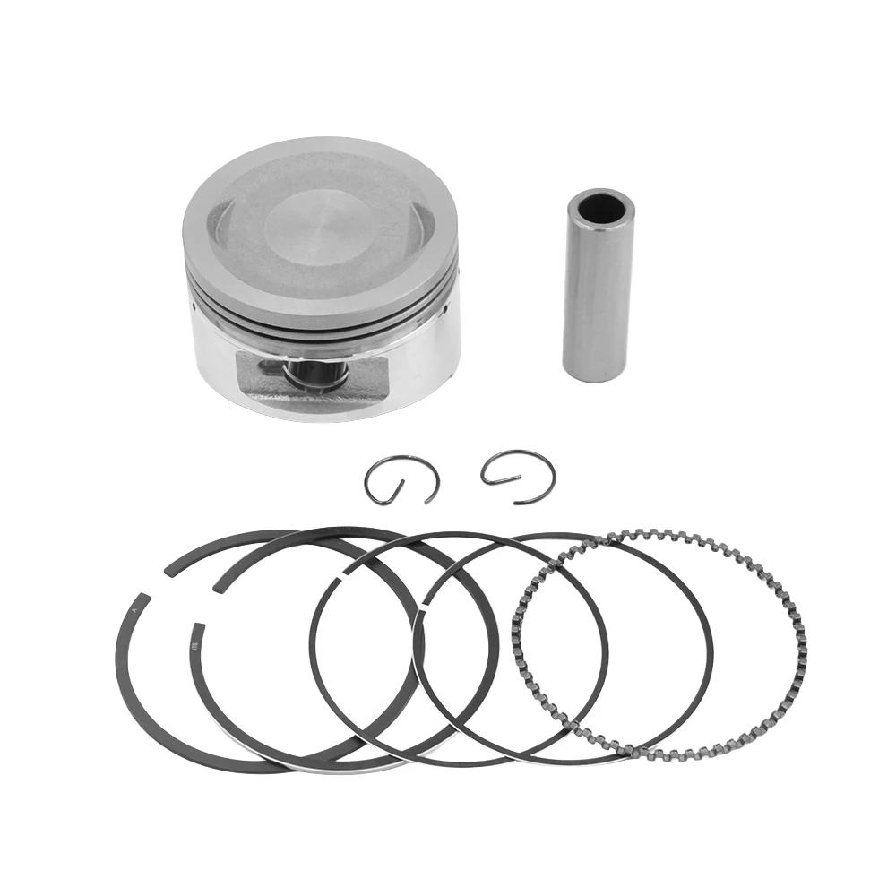 Kit de Pistón y Anillos GY6 200 de 62.5mm para ATV175, ATV200, ATV Dirt Bike de 180cc, 200cc, 230cc, Kit de Repuesto de Ensamblaje de Pistón con Pasador de 15mm