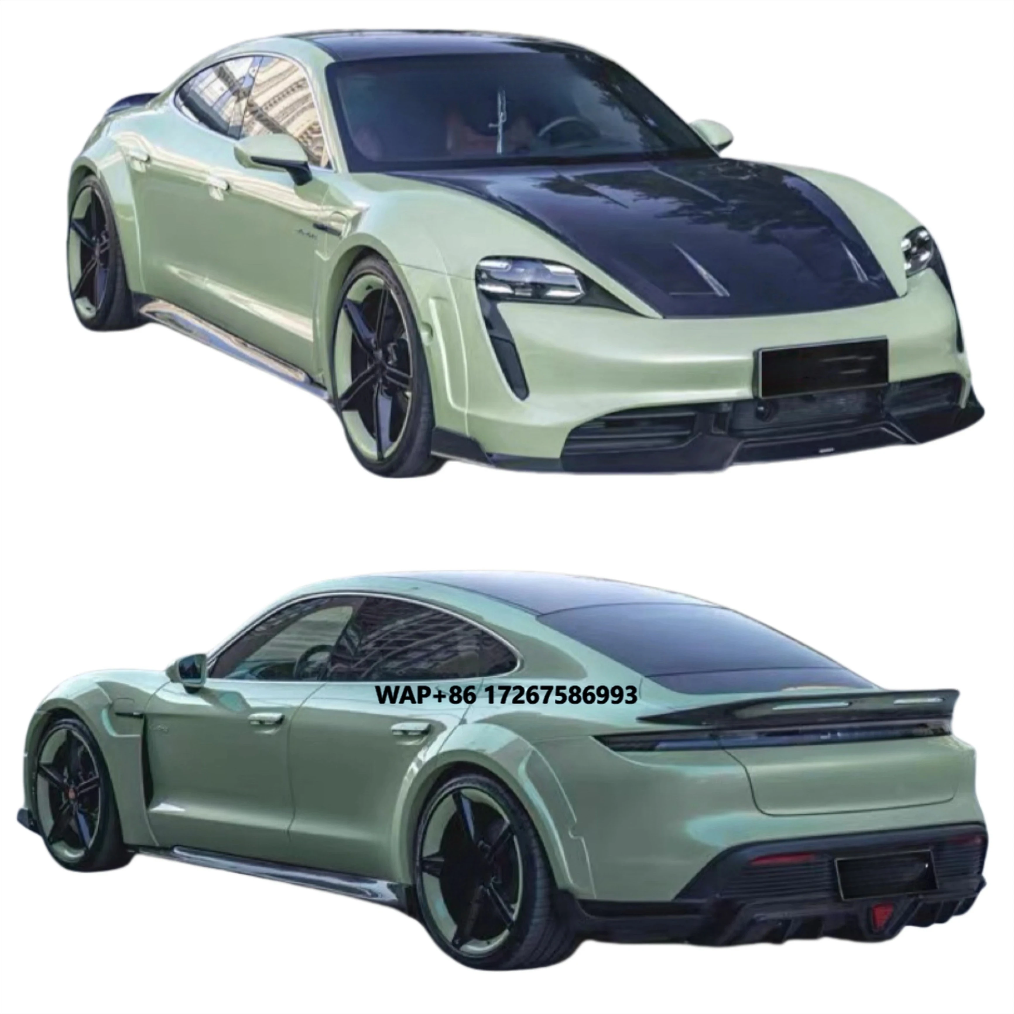 CT Style Carbon Fiber Body Kit for  for  New Condition Includes Front Lip Rear Diffuser Side Skirts Spoiler