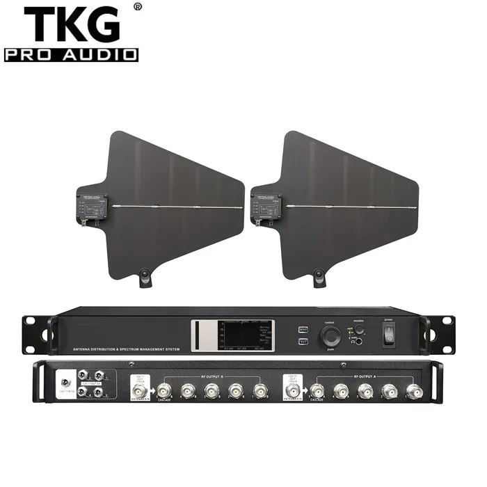 

TKG 470-952mhz AXT600 UHF sound system splitter wireless mic directional power antenna distribution system