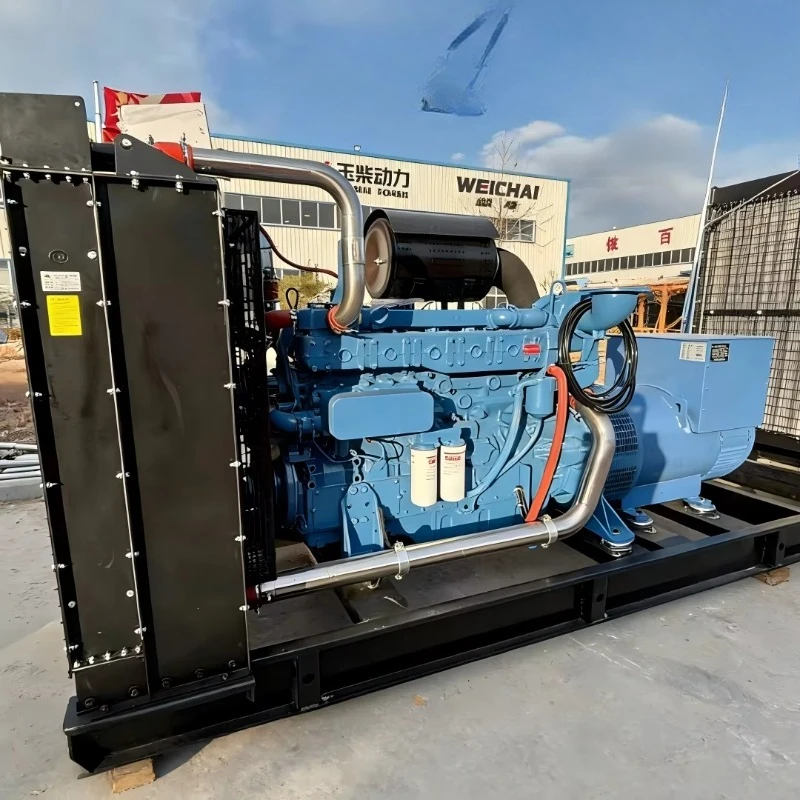 Customized 300KW 375KVA Open Type Diesel Generator For Engine 24V DC Electric Start For Industrial Commercial Heavy Duty Continu